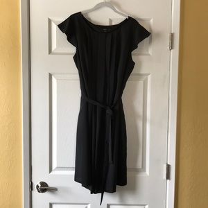 Mossimo Black Rayon Tuxedo Pleated Dress Size XL